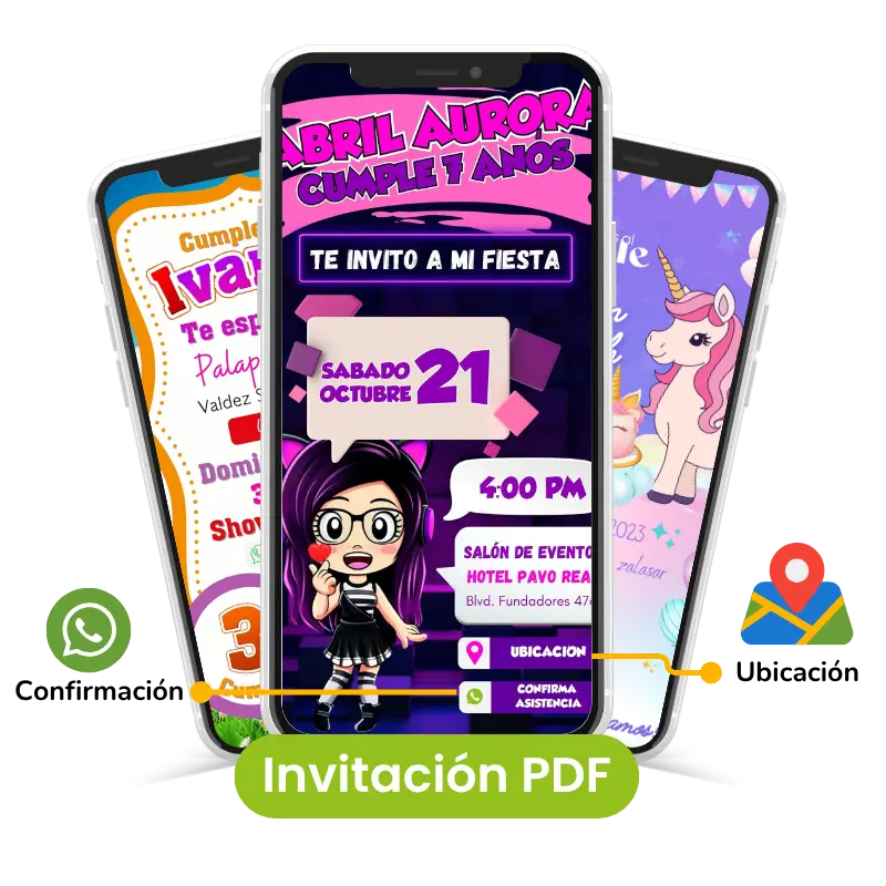ejemplo de invitación en PDF