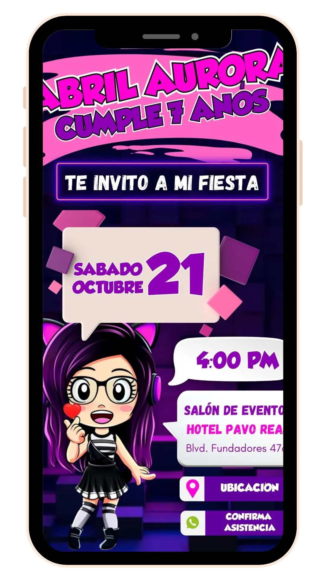 invitacion halloween